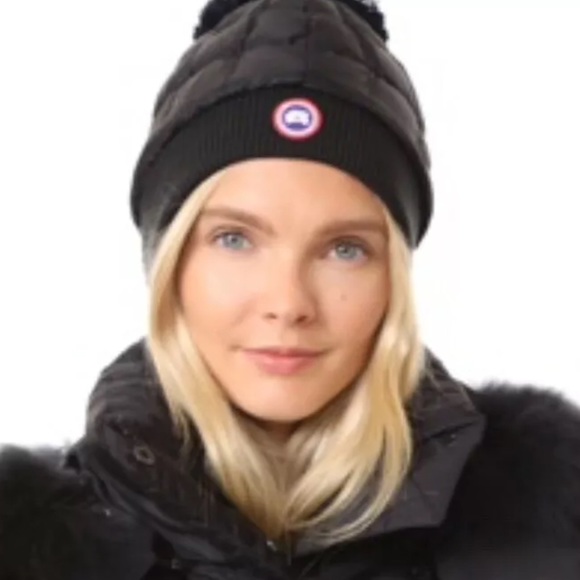 Canada Goose Down Pom Pom Toque Beanie 